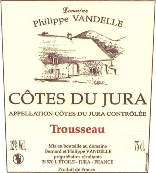 Côtes du Jura Trousseau