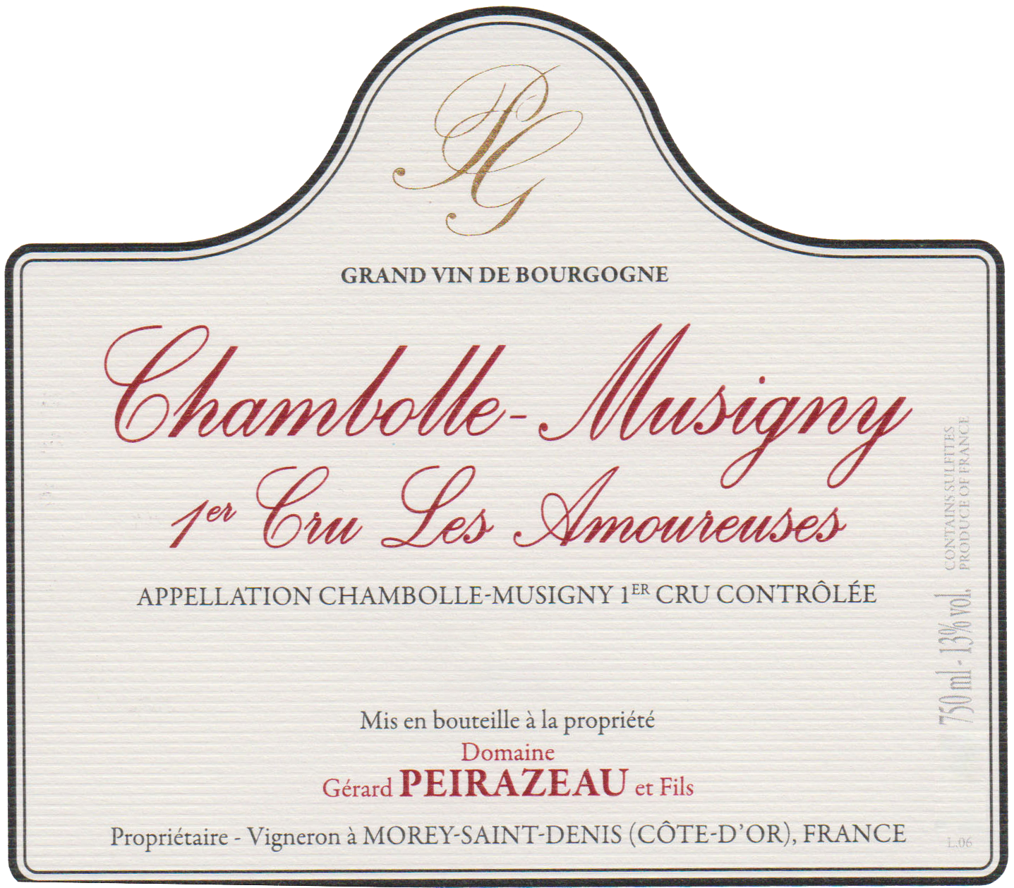 Chambolle-Musigny 1er Cru Les Amoureuses