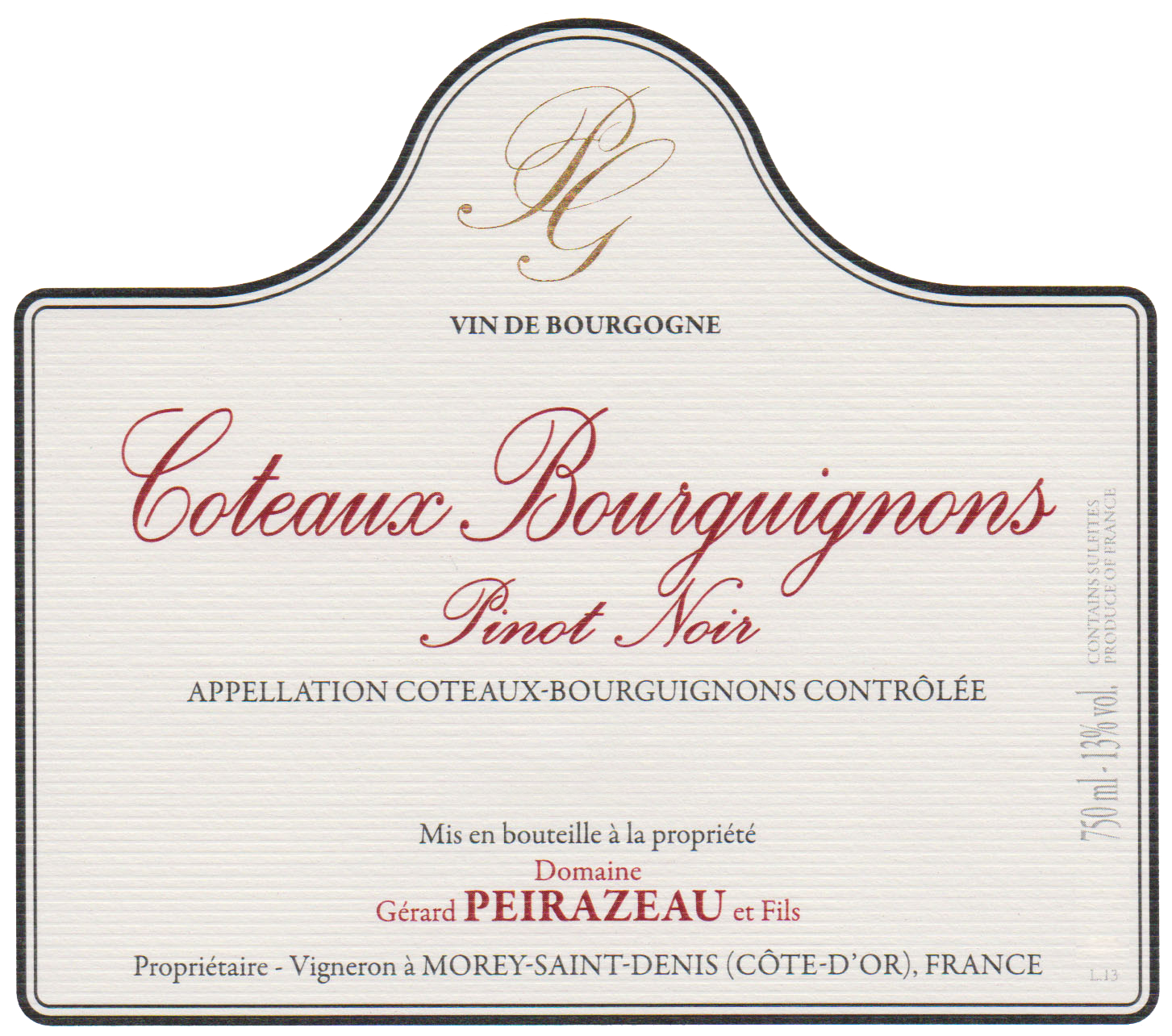 Coteaux Bourguignons Pinot Noir
