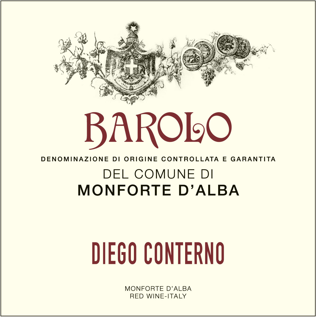 Barolo Del Comune Di Monforte d'Alba