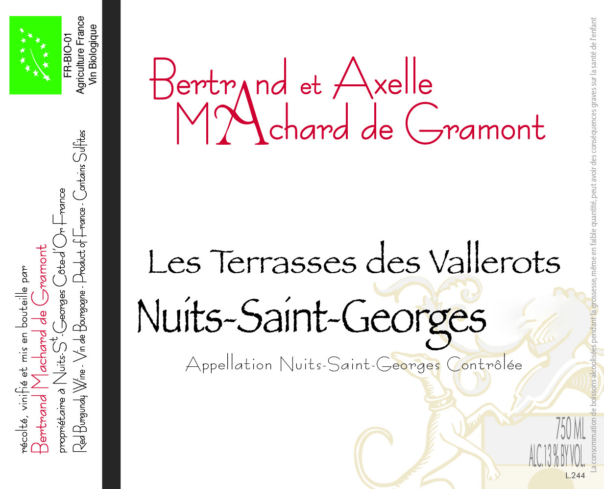 Nuits-Saint-Georges Les Terrasses des Vallerots